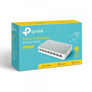 Switch 8 Portas Tp-link Tl-sf1008d 10/100mbps