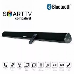 Caixa de Som Soundbar Bluetooth Preto MTS-2018 -TOMATE