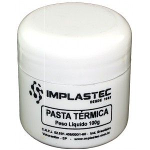 Pasta Térmica Implastec Pote 100 gramas