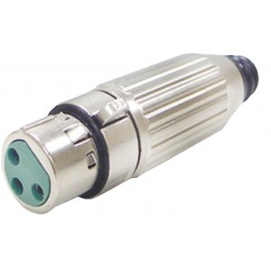 Conector XLR Fêmea 3 Pinos