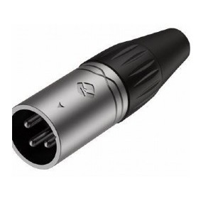 Conector Plug XLR Canon Roxtone Macho