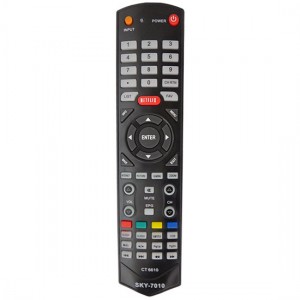 Controle Remoto Pra TV LCD TOSHIBA c/ Netflix CT6610 SKY-7010